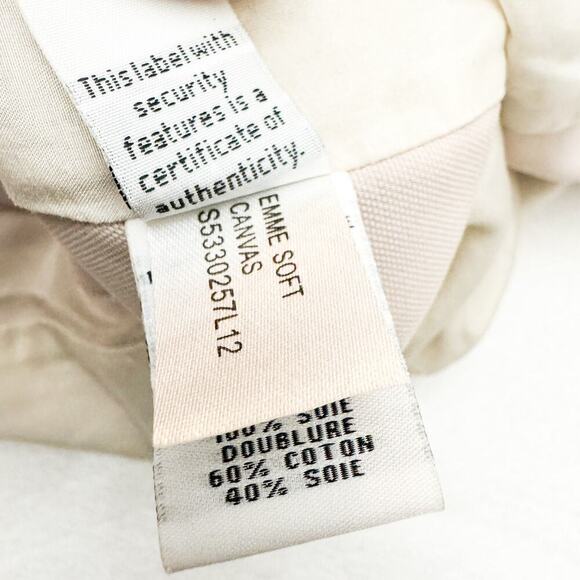 DVF Emme Soft Canvas Cream Black Pleated Silk Mini Skirt Size 4 MINT - Picture 5 of 8